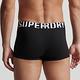 SUPERDRY 男裝 內褲 短版 TRUNK DUAL LOGO 2入 黑/黑 product thumbnail 4