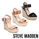 STEVE MADDEN-SANTORINI 一字草編楔型高跟涼鞋-黑色 product thumbnail 6