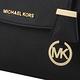 MICHAEL KORS 金字防刮皮革扣式手提/斜背包(黑) product thumbnail 6