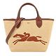 LONGCHAMP LE PANIER PLIAGE系列草編奔馬小型兩用包(多色選) product thumbnail 4