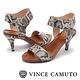 Vince Camuto 寬版繞踝一字細跟涼鞋-蛇紋 product thumbnail 6