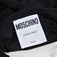 MOSCHINO COUTURE! 品牌字母LOGO圖騰假兩件長版連帽T恤外套(白內裏黑底/44號) product thumbnail 5