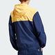 Adidas Windbreaker 男款 藍黃色 百搭 舒適 連帽 拉鍊 運動 休閒 外套 IU0202 product thumbnail 3