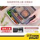 【CookPower 鍋寶】可微波分隔不鏽鋼保鮮盒3件組(1200mlX2+870ml) product thumbnail 6