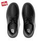 【FitFlop】F-MODE LEATHER FLATFORM LACE-UP DERBIES厚底綁帶牛津鞋-女(靚黑色) product thumbnail 4