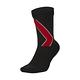 Nike 襪子 Jordan Legacy 黑 紅 吸濕快乾 喬丹 中筒襪 男女款 運動 SX7303-010 product thumbnail 8