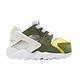 Nike 休閒鞋 Huarache Run LE 聯名 童鞋 Stussy 經典 武士鞋 收藏 小童 白 綠 DH3323300 product thumbnail 6