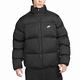 Nike 外套 NSW Club Puffer 男款 黑 白 保暖 防潑水 寬鬆 拉鍊口袋 風衣 夾克 FB7369-010 product thumbnail 4