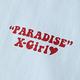 X-girl PARADISE S/S TEE度假小島短T-藍 product thumbnail 3