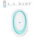 L.A.BABY 溫感摺疊式浴盆 (藍綠色) product thumbnail 4