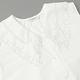 OUWEY歐薇 優雅氣質玫瑰蕾絲領棉質排釦背心(白色；S-L)3232173001 product thumbnail 3