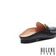 穆勒鞋 HELENE SPARK 時尚品味晶鑽馬銜釦低跟穆勒拖鞋－黑 product thumbnail 4