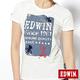 EDWIN 江戶勝限量 拓印風格圓領T恤-女款(米白) product thumbnail 5