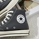 Converse CHUCK 70 HI 男鞋 女鞋 鐵灰色 高筒 運動 休閒 帆布鞋 A01449C product thumbnail 3