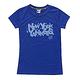 MLB-紐約洋基隊立體光澤汽泡造型短袖T恤-深藍(女) product thumbnail 2