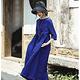 洋裝-寶石藍訂製色織絲麻長裙/設計所在 Q8474 product thumbnail 2