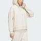 Adidas Lounge Hoody [IP0756] 女 連帽上衣 帽T 亞洲版 運動 休閒 米白 product thumbnail 2