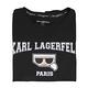 Karl Lagerfeld 卡爾老佛爺佛頭圓領短袖上衣(黑色) product thumbnail 4