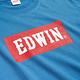 EDWIN 音樂紅印花短袖T恤-男-灰藍色 product thumbnail 5