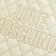 MOSCHINO LOVE系列電繡LOGO菱格紋拉鍊後背包(白) product thumbnail 6