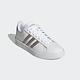 Adidas Grand Court 2.0 [GW9215] 女 休閒鞋 運動 復古 簡約 基本款 穿搭 白 香檳金 product thumbnail 4