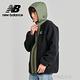 [New Balance]羔羊絨連帽外套_男性_黑綠色_AMJ13506BK product thumbnail 7