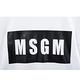 MSGM 經典BOX LOGO 英文字母合身版T恤 (白色) product thumbnail 5