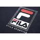 FILA 中性短袖棉質圓領T恤-丈青 1TEY-1462-NV product thumbnail 4