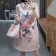 【Paiya 派亞】旗袍年輕款高端氣質唐裝女新中式裙改良中國風重工刺繡連衣裙(M-3XL) product thumbnail 5
