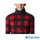 Columbia 哥倫比亞 男款 -半開襟刷毛上衣-紅格紋 UAE67530RC /FW22 product thumbnail 4