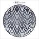 《Tokyo Design》瓷製餐盤(浪紋黑16cm) | 餐具 器皿 盤子 product thumbnail 3