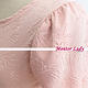 立體花朵壓紋公主袖洋裝 (粉色)-Mentor Lady product thumbnail 4