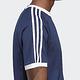 Adidas 3-Stripes Tee IA4850 男 短袖上衣 T恤 亞洲版 復古 休閒 修身 撞色 深藍 白 product thumbnail 5