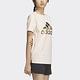 Adidas FOT GFX Tee [HY2847] 女 短袖 上衣 T恤 亞洲版 運動 訓練 休閒 棉質 舒適 粉膚 product thumbnail 2