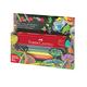 Faber-Castell 紅色系 JUMBO 10色水性色鉛筆鐵盒(螢光色+金屬色+削筆器) product thumbnail 2