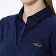 【Lynx Golf】女款吸汗速乾抗UV假兩件蕾絲配布緹花設計款長袖POLO衫-深藍色 product thumbnail 5