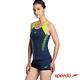 SPEEDO 女 運動 兩截式平口泳裝 Boom Splice Tankini 藍綠 product thumbnail 7