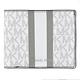 展示品MK MICHAEL KORS GIFTING燙銀LOGO織帶設計PVC對折名片短夾禮盒(白) product thumbnail 3