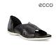 ECCO FLASH 交叉造型平底涼鞋-黑 product thumbnail 2