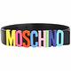 MOSCHINO 彩色字母牛皮腰帶(黑色) product thumbnail 2