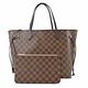 LV N41603 Neverfull MM咖啡棋盤格紋托特包(粉) product thumbnail 2