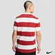 Nike  男 短袖粗條紋Polo衫 紅白 BV0380-609 product thumbnail 3