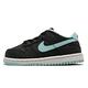 Nike 休閒鞋 Dunk Low SE TDV 童鞋 小童 黑 天藍 理髮店 學步鞋 DH9760-001 product thumbnail 2