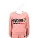 MOSCHINO Underbear 字母泰迪熊寶內刷毛粉橘色棉質運動休閒套裝 product thumbnail 2