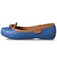 美國加州 PONIC&Co. ELLA 防水輕量 娃娃鞋 雨鞋 藍色 防水鞋 懶人鞋 休閒鞋 環保膠鞋 平底 真皮滾邊 product thumbnail 2