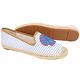 TORY BURCH CRAB ESPADRILLE 條紋拼接貝殼螃蟹草編鞋 product thumbnail 3