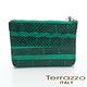 【Tree House】義大利Terrazzo 時尚蛇皮雙層零錢鑰匙包-綠色 73S1997A10308 product thumbnail 3