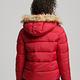 SUPERDRY 女裝 長袖 保暖外套 短版 Hooded Mid Layer 紅 product thumbnail 4