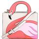 Kate Spade Flamingo Sam 紅鶴拼接防刮手提包(杏色) product thumbnail 6