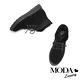 短靴 MODA Luxury 溫暖毛茸翻摺造型牛麂皮厚底短靴－黑 product thumbnail 4